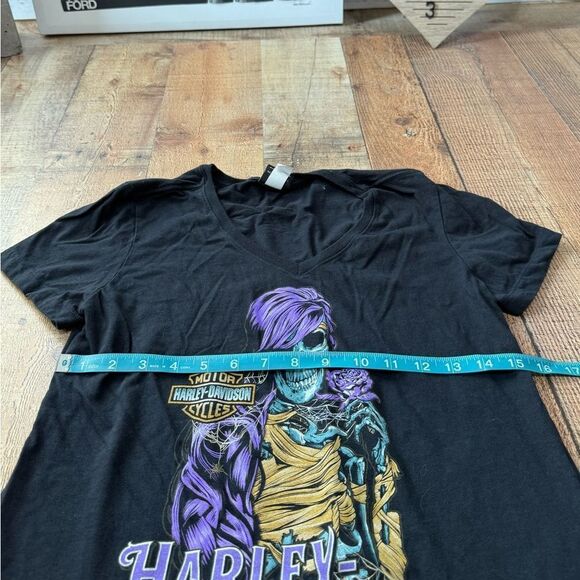 Harley Davidson Mummy Dearest v-neck tee Milwaukee - Picture 4 of 11